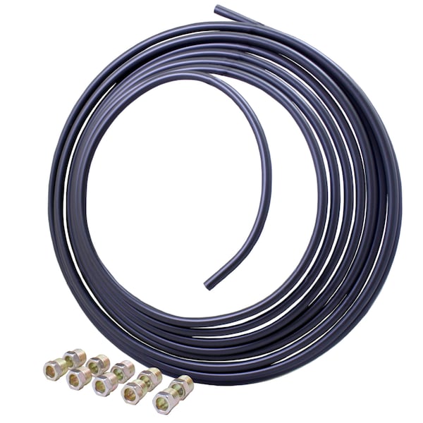 Ags Poly-Armour Brake Line Coil and Tube Nut Kit, 3/8 x 25 PAC-625K - main